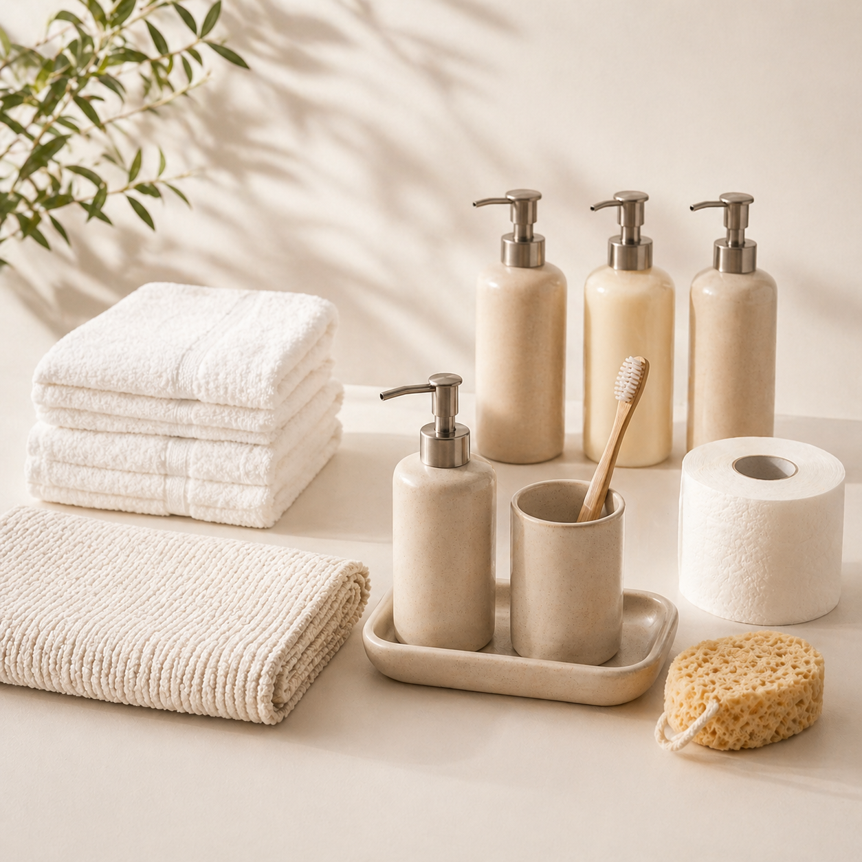 Bathroom module — sample contents